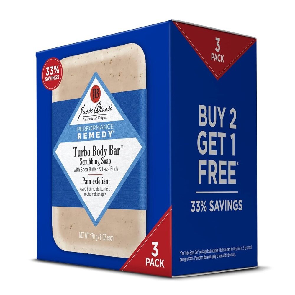 Turbo Body Bar Scrubbing Soap 6 Oz